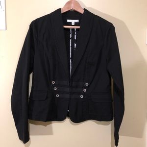 CAbi Black Military Style Blazer